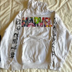 Marvel Graphic White Hoodie